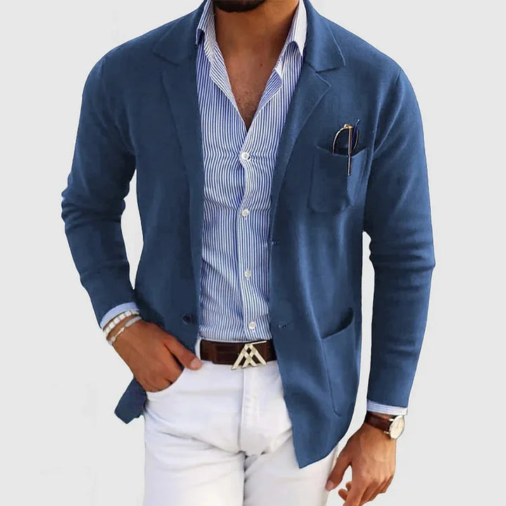 Blazer met reverskraag en knoopsluiting