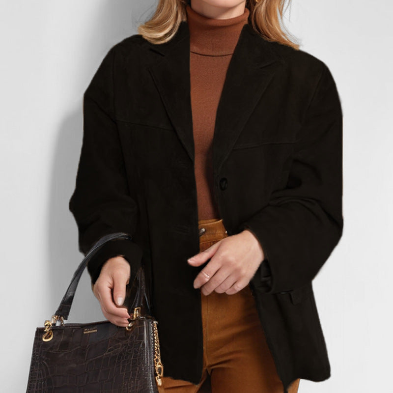 Dames Blazer - Inkepingrevers met Knoopsluiting