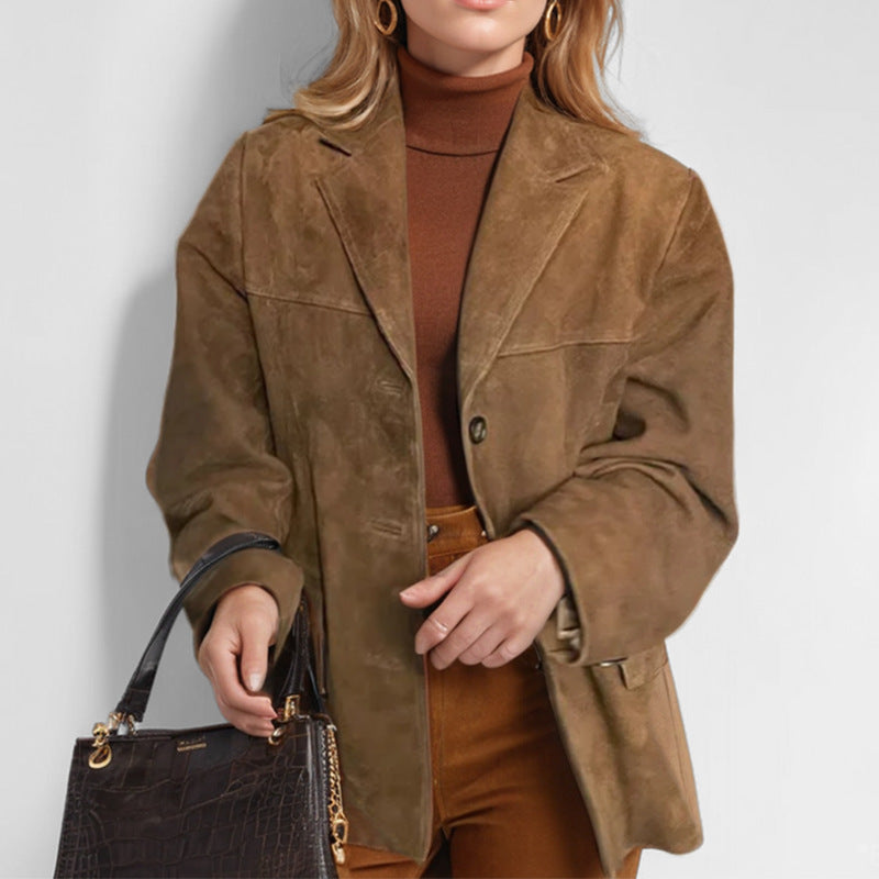 Dames Blazer - Inkepingrevers met Knoopsluiting