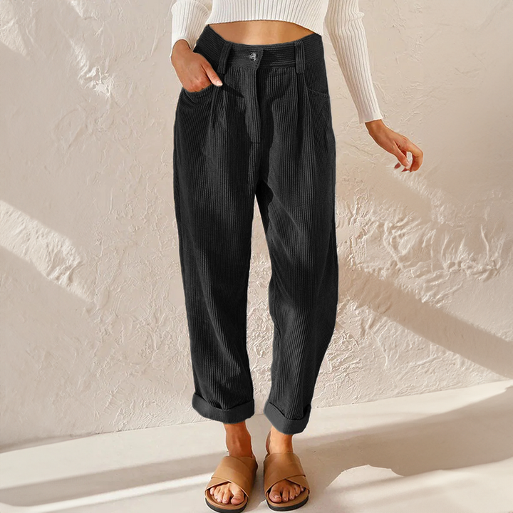 Dames Broek - Hoge Taille Rechte Pijp
