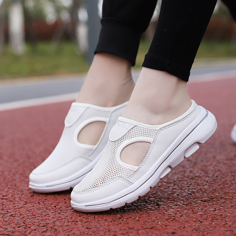 Dames Instap Mule Sneakers - Bovenwerk zonder Hiel