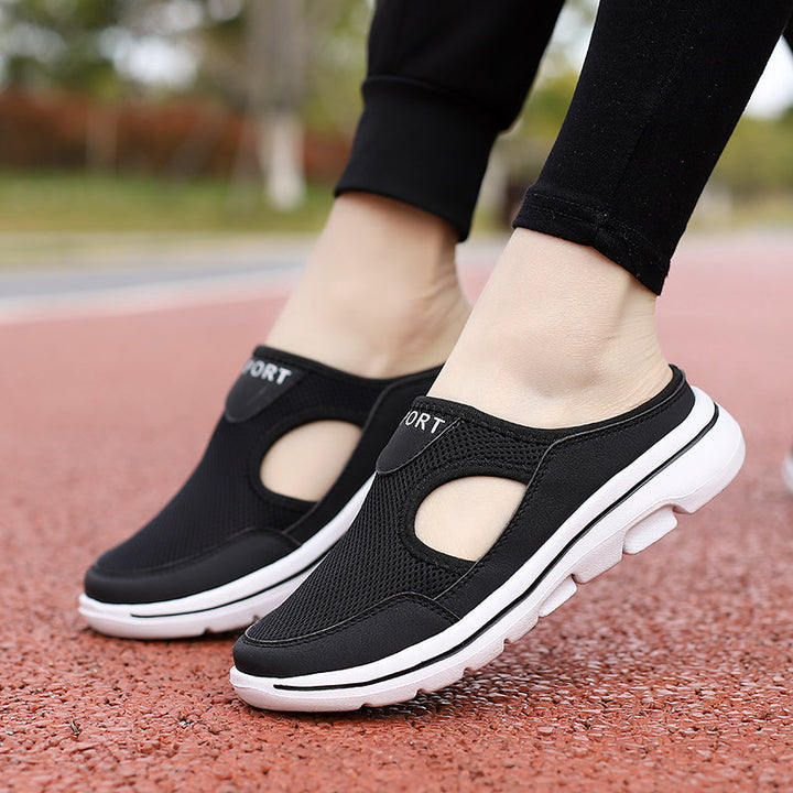 Dames Instap Mule Sneakers - Bovenwerk zonder Hiel