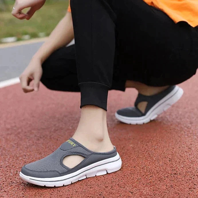 Dames Instap Mule Sneakers - Bovenwerk zonder Hiel