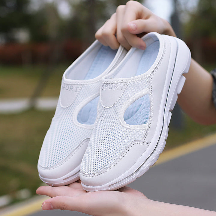 Dames Instap Mule Sneakers - Bovenwerk zonder Hiel