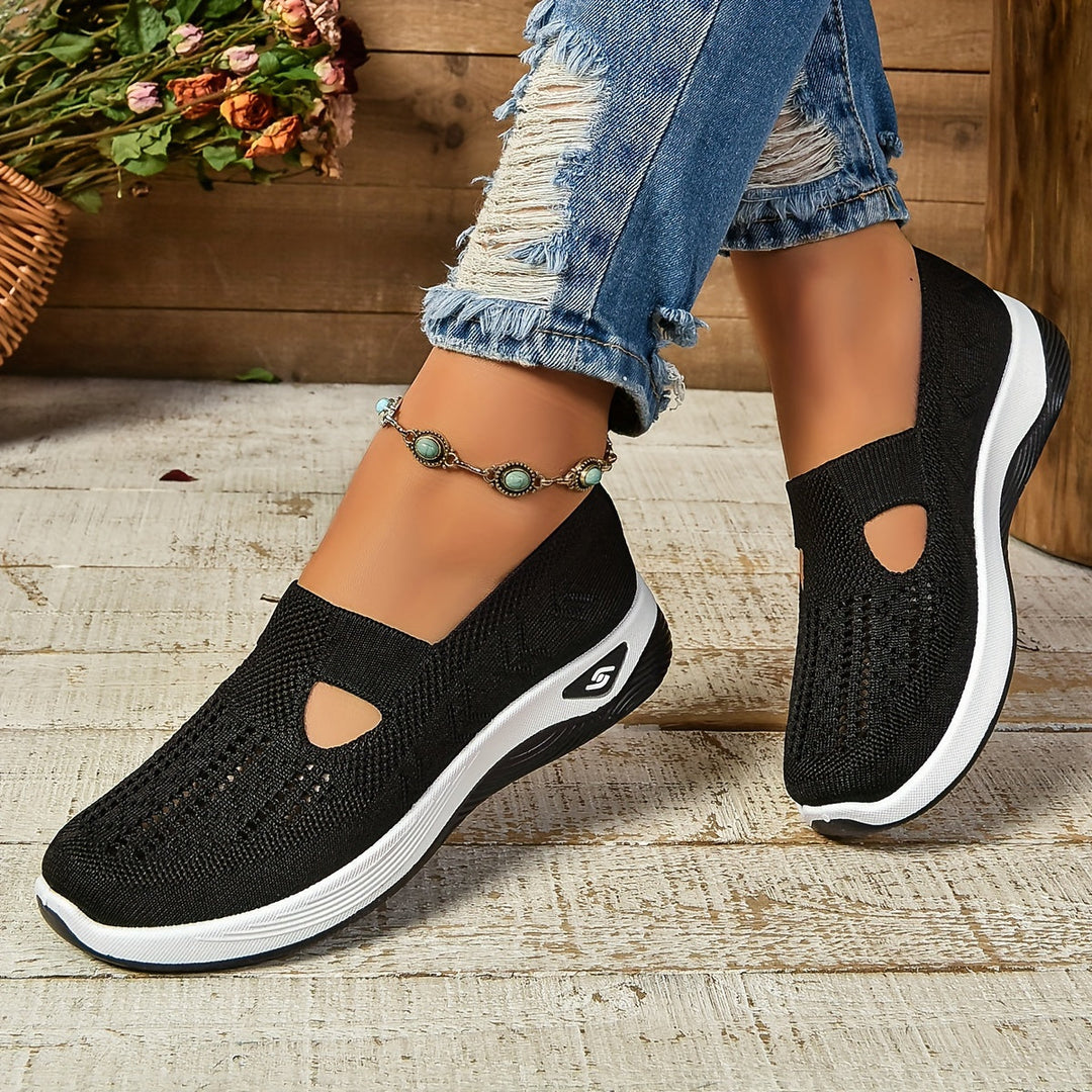 Dames Instapsneakers - Lage Sneakers met Uitsparingen