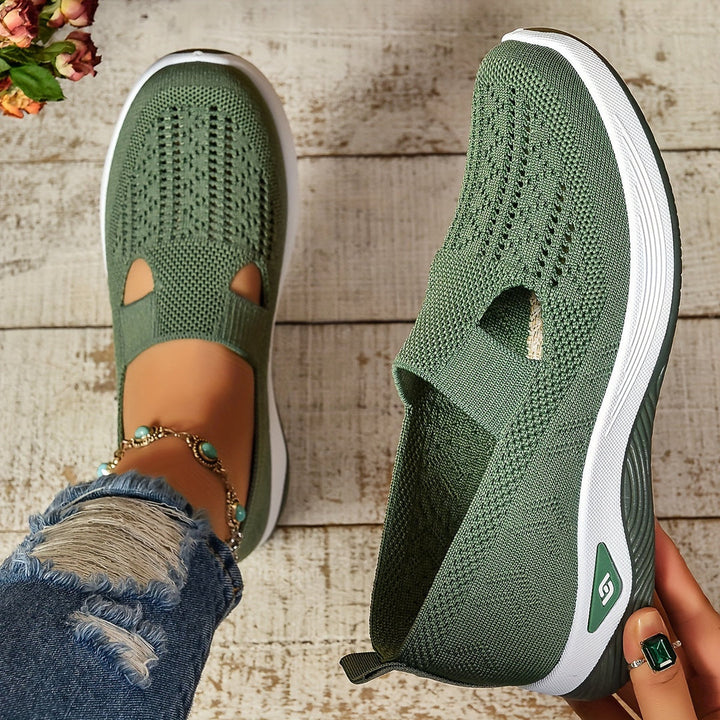 Dames Instapsneakers - Lage Sneakers met Uitsparingen