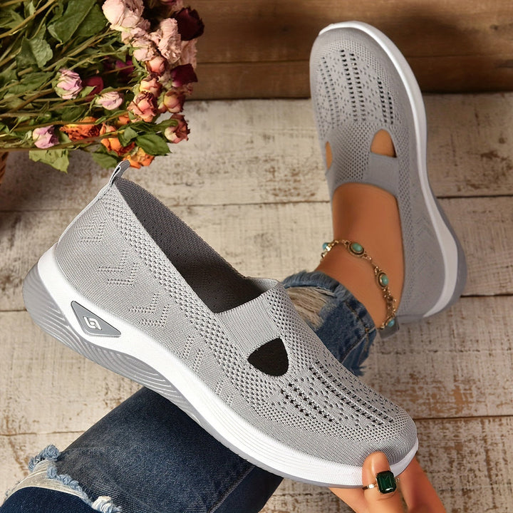 Dames Instapsneakers - Lage Sneakers met Uitsparingen