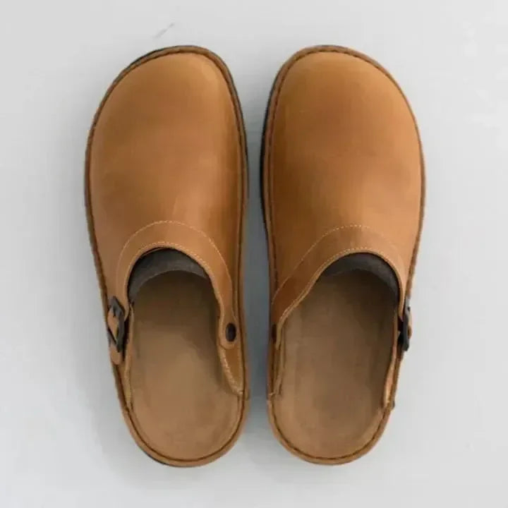 Dames Mule Clogs - Instapschoenen met Gespband en Open Achterkant