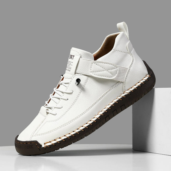 Dames Platte Sneakers met Veters - Elastische Veters en Zool