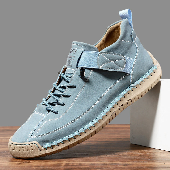Dames Platte Sneakers met Veters - Elastische Veters en Zool