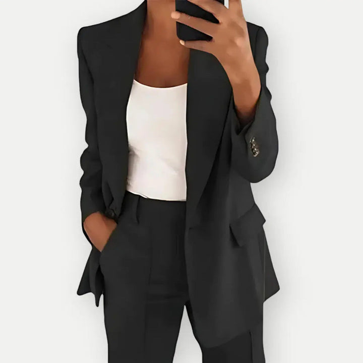 Dames Tweedelige Broekpakset - Blazer en Broek