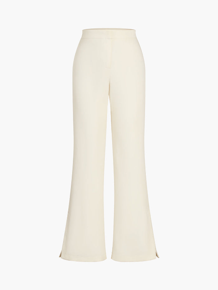 Damesset met Strapless Top en Broek - Knoopsluiting aan de Voorkant