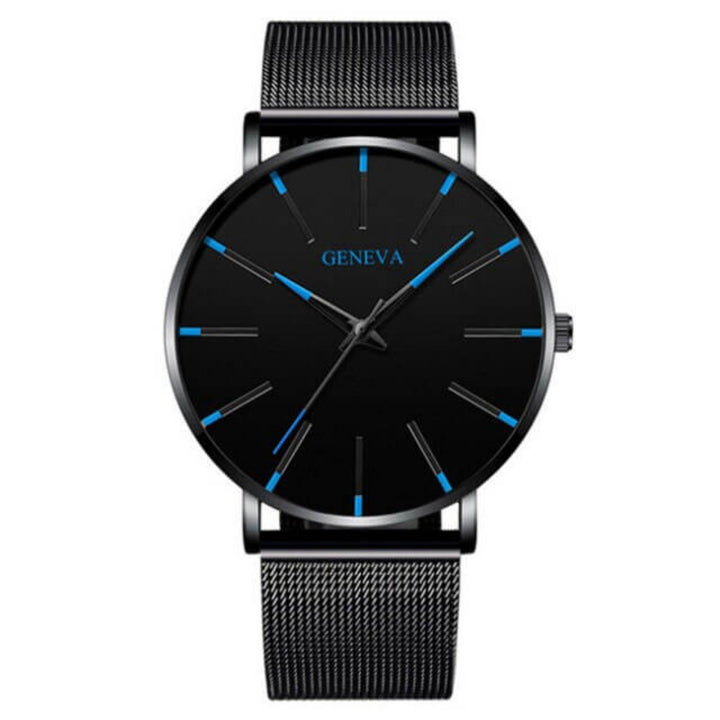 Heren Horloge Minimalistisch Design met Mesh Band