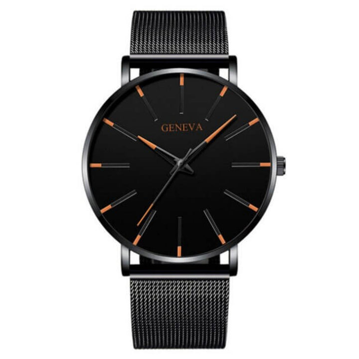 Heren Horloge Minimalistisch Design met Mesh Band