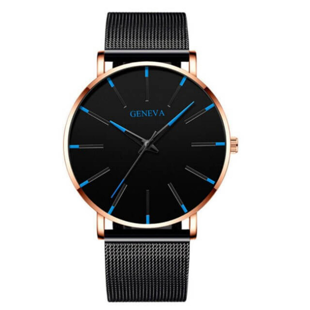 Heren Horloge Minimalistisch Design met Mesh Band