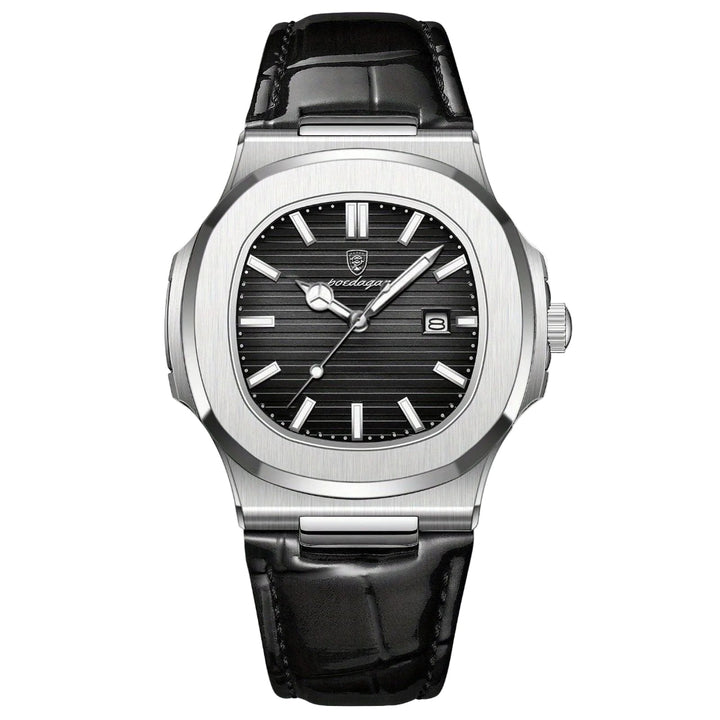 Heren Horloge Staal Design met Datumweergave
