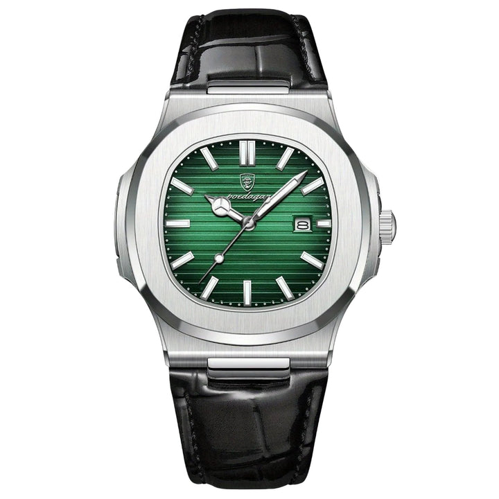 Heren Horloge Staal Design met Datumweergave