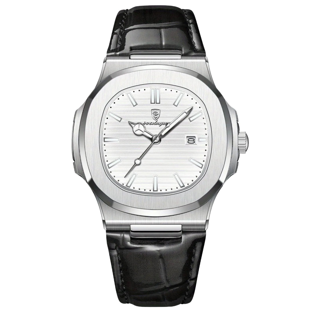 Heren Horloge Staal Design met Datumweergave
