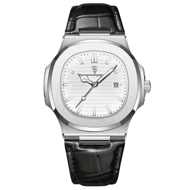 Heren Horloge Staal Design met Datumweergave