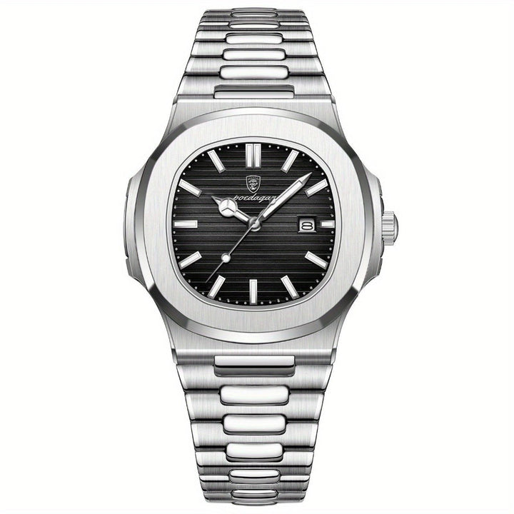 Heren Horloge Staal Design met Datumweergave