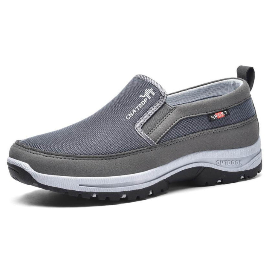 Heren Instap Wandelschoenen – Casual Loafer met Textiel Bovenwerk