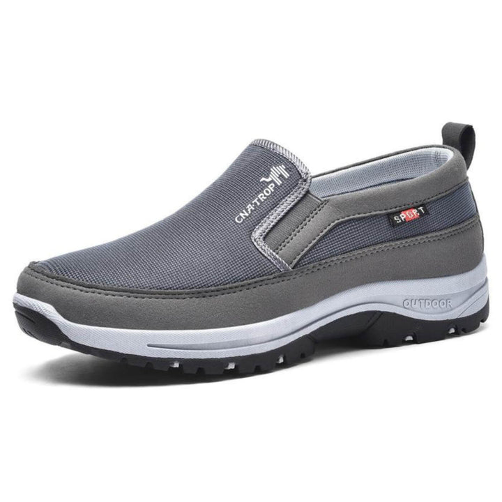 Heren Instap Wandelschoenen – Casual Loafer met Textiel Bovenwerk