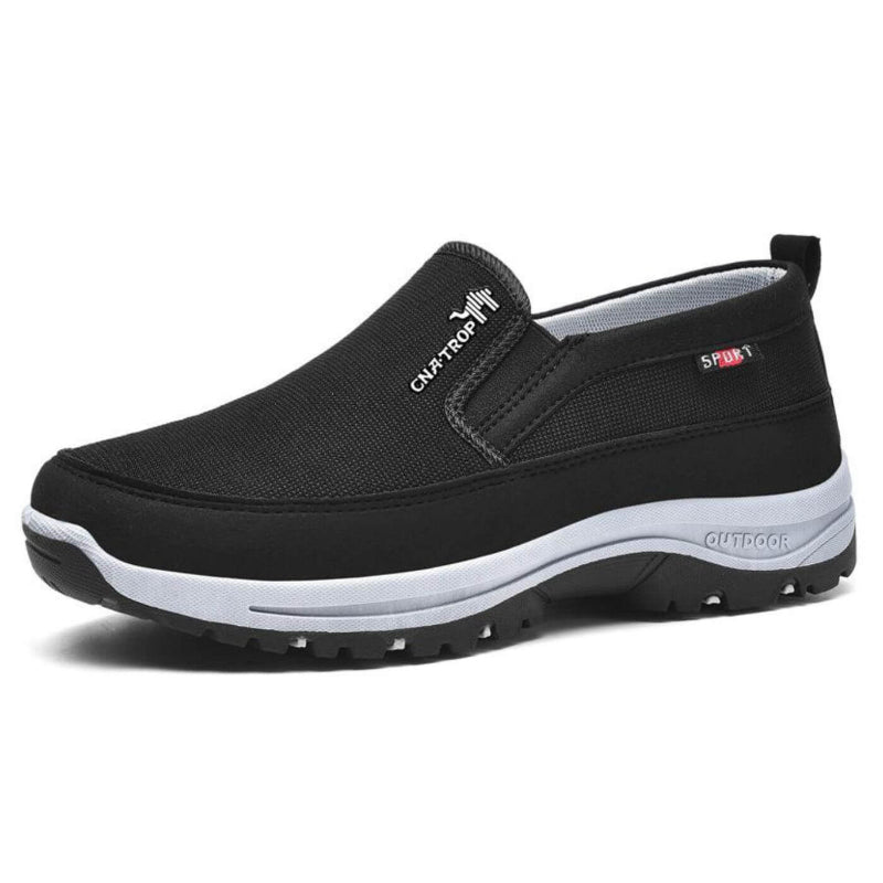 Heren Instap Wandelschoenen – Casual Loafer met Textiel Bovenwerk