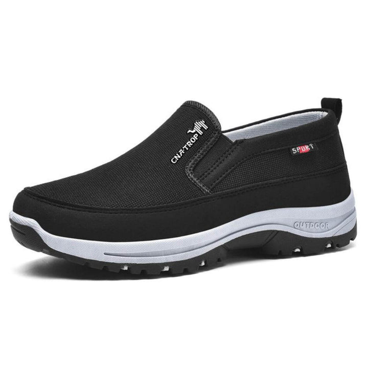 Heren Instap Wandelschoenen – Casual Loafer met Textiel Bovenwerk