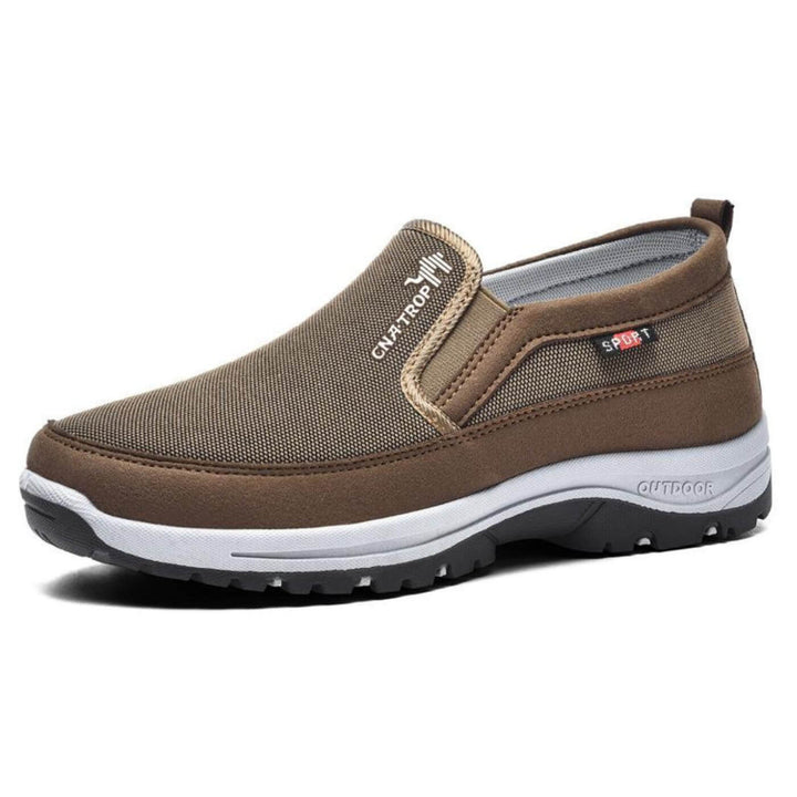 Heren Instap Wandelschoenen – Casual Loafer met Textiel Bovenwerk