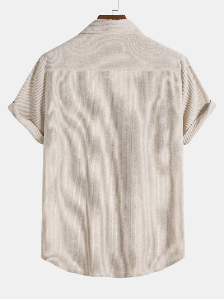 Heren Set Overhemd en Short - Casual Pasvorm