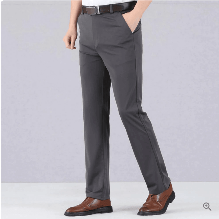 Heren Slim Fit Pantalon met Stretch Taille
