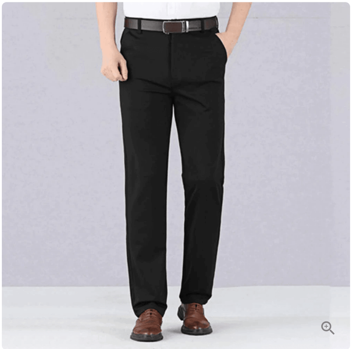 Heren Slim Fit Pantalon met Stretch Taille