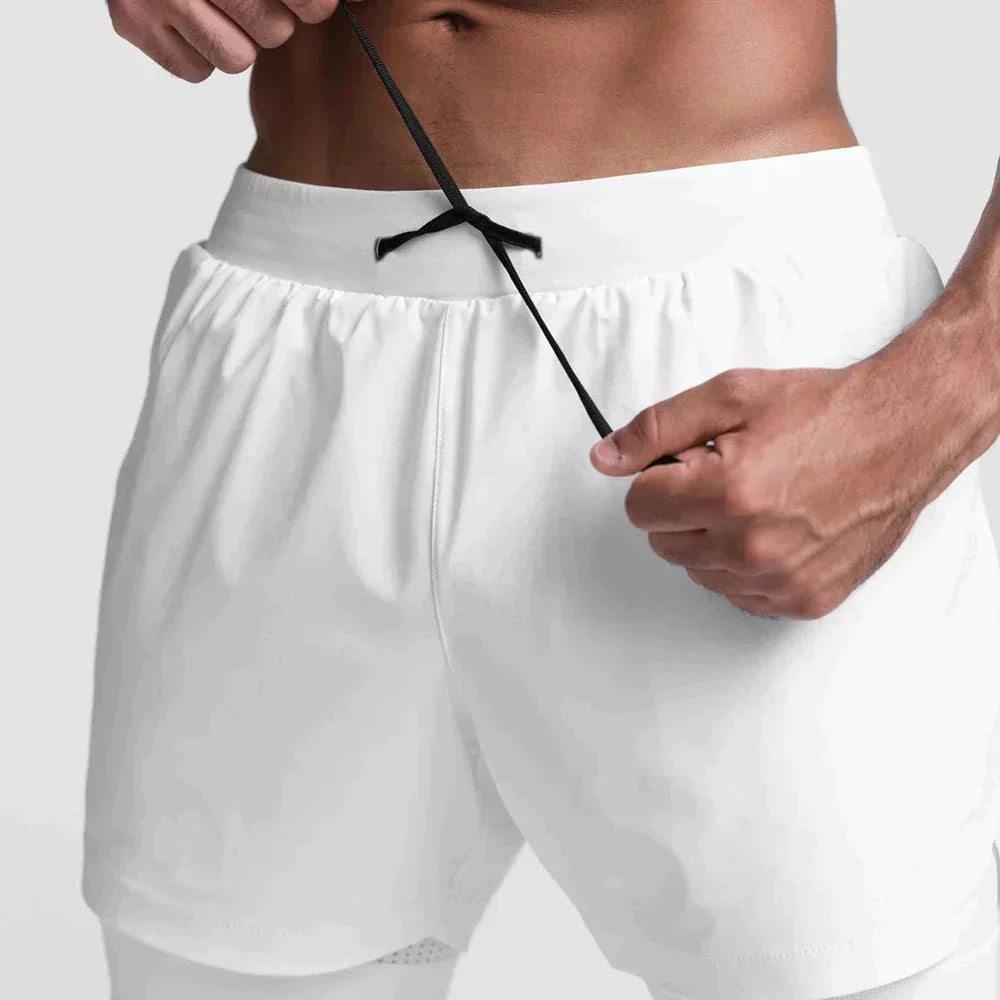 Heren Sportbroek met Elastische Tailleband en Trekkoord