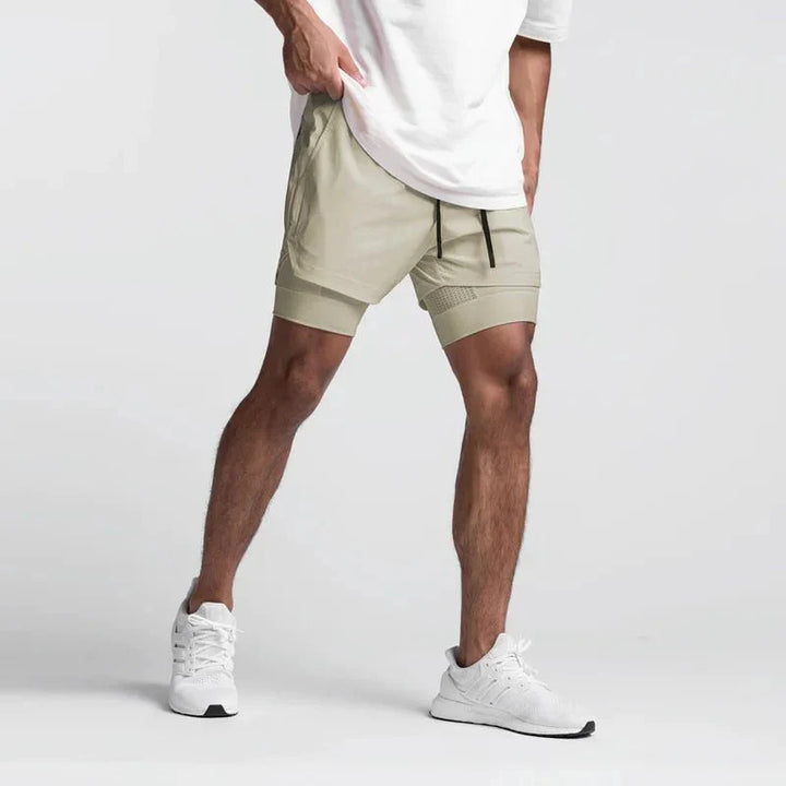 Heren Sportbroek met Elastische Tailleband en Trekkoord