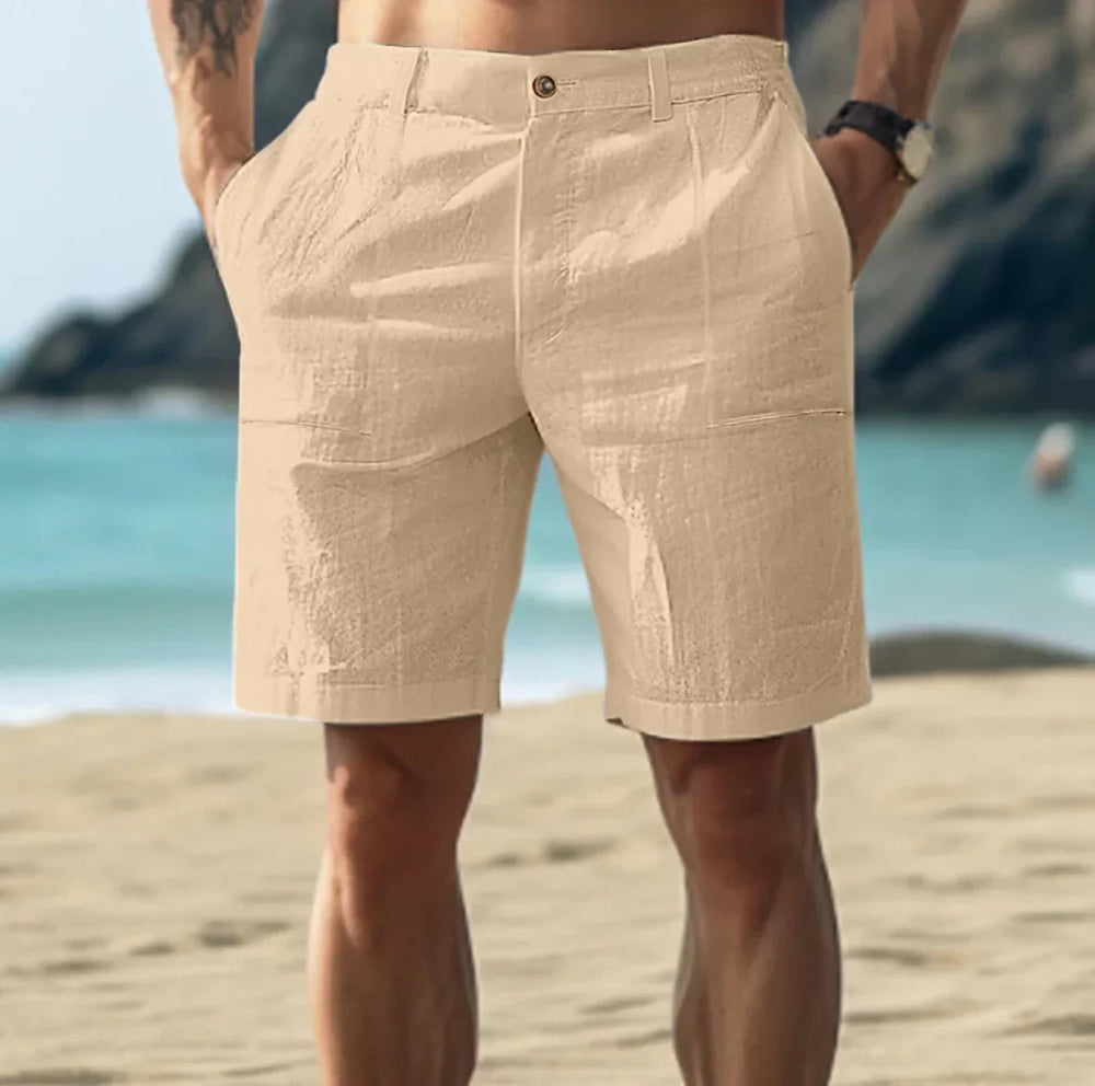 Heren Zomer Shorts met Rechte Lijn