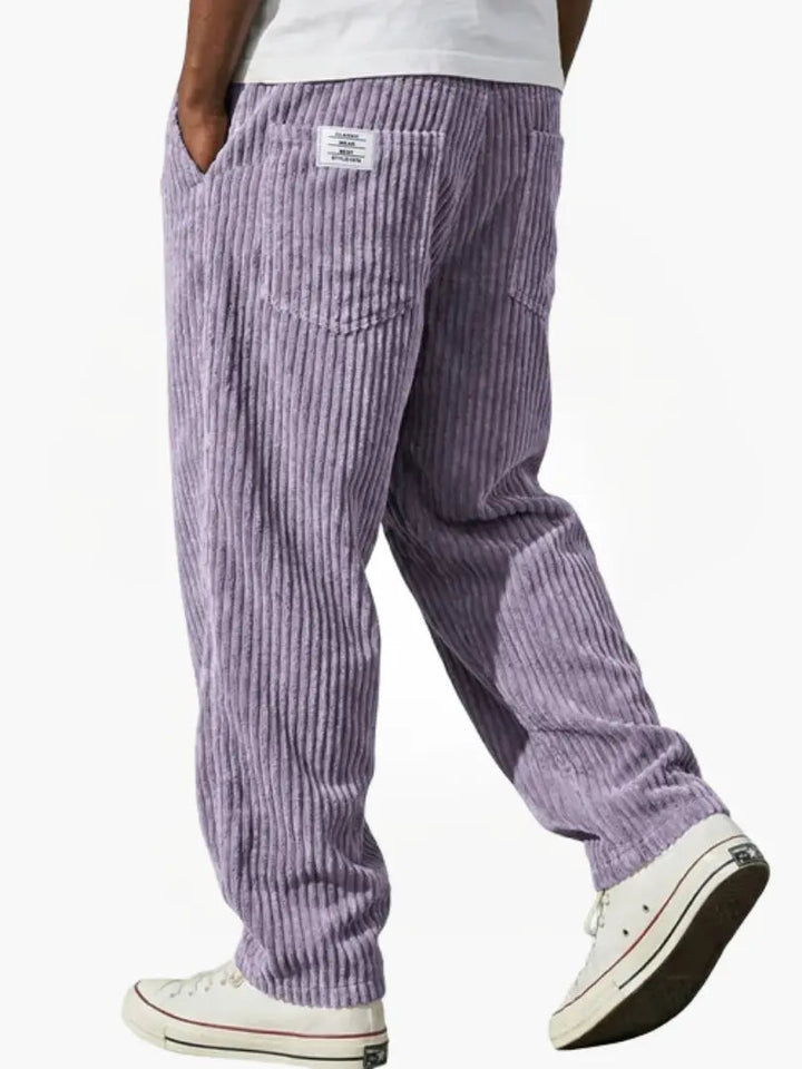 Heren Broek met Wijde Pijpen - Baggy Pasvorm Volledige Lengte