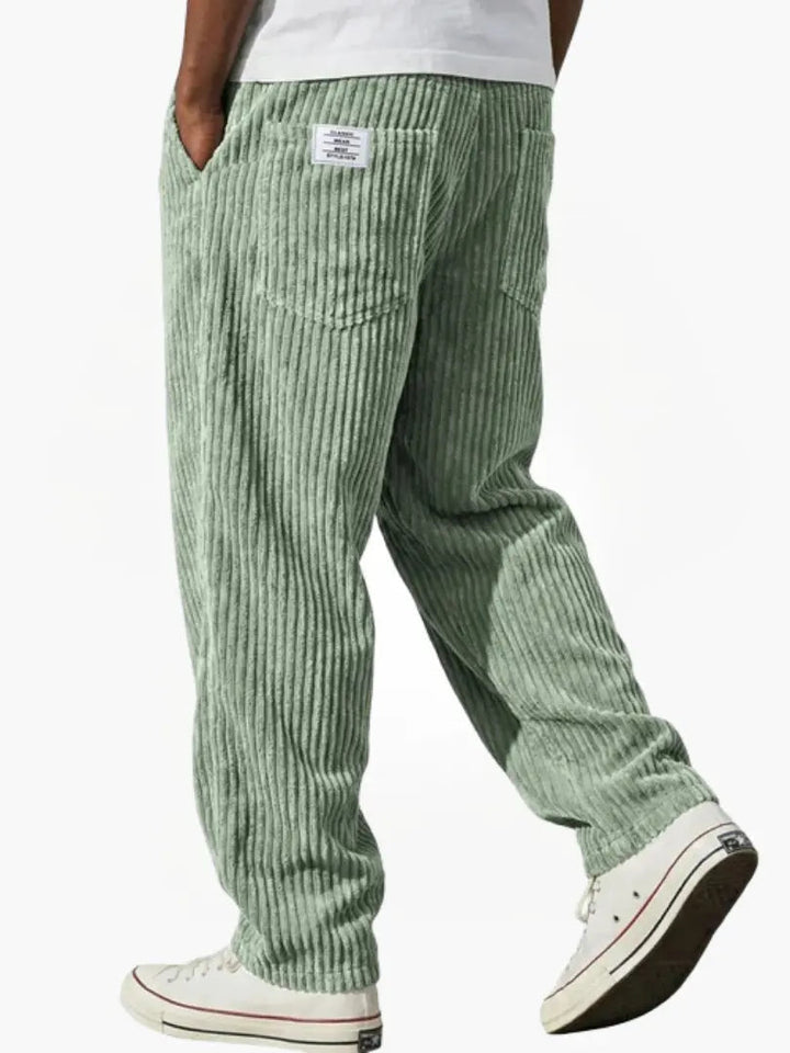 Heren Broek met Wijde Pijpen - Baggy Pasvorm Volledige Lengte