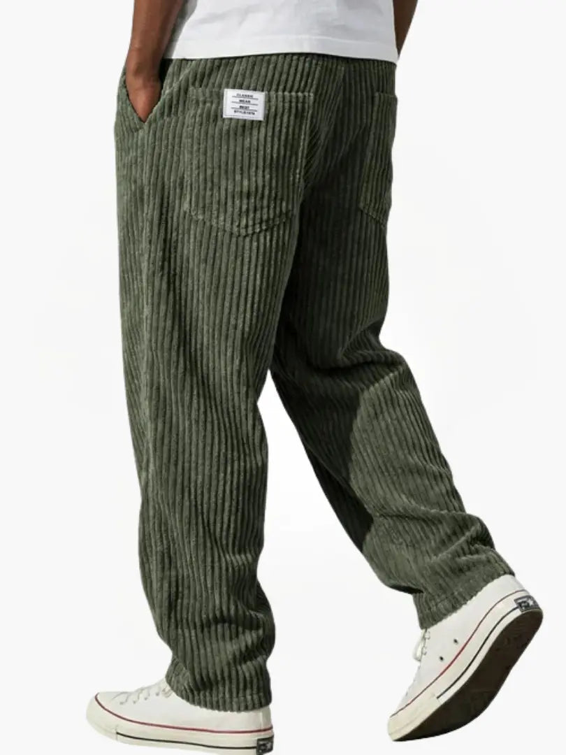 Heren Broek met Wijde Pijpen - Baggy Pasvorm Volledige Lengte