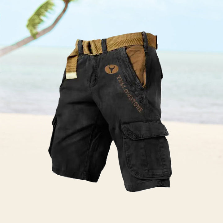 Heren Cargo Shorts - Knielengte met Klepzakken