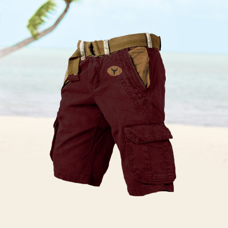 Heren Cargo Shorts - Knielengte met Klepzakken