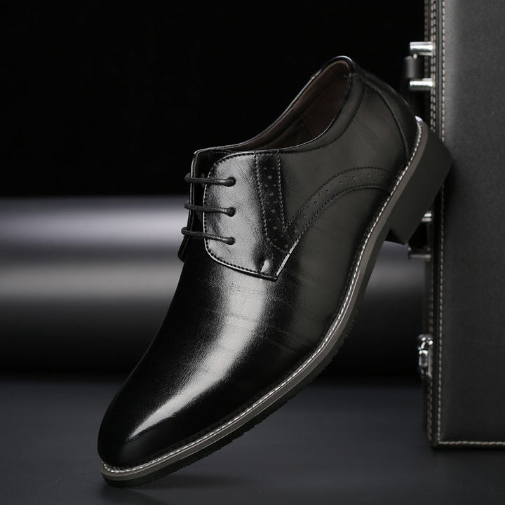 Heren Derby Nette Schoenen - Vetersluiting met Brogue Details