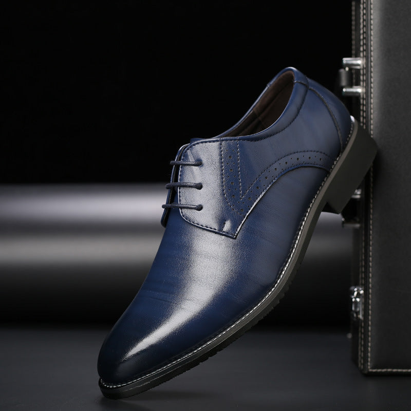 Heren Derby Nette Schoenen - Vetersluiting met Brogue Details