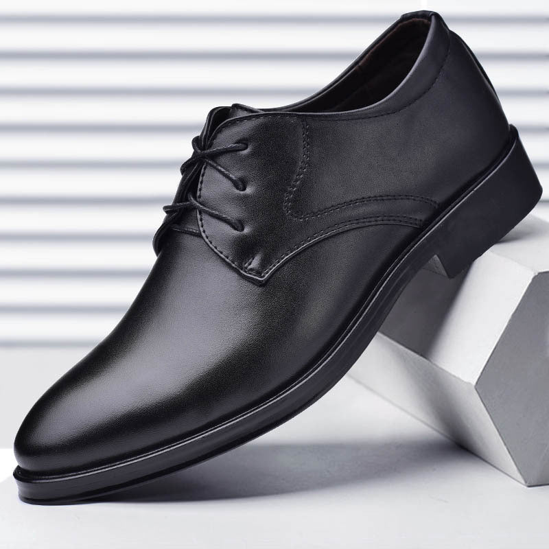 Heren Derby Schoenen met Vetersluiting - Effen Neus
