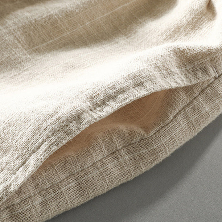 Heren Gestreepte Shorts met Trekkoord - Elastische Tailleband Boven de Knie