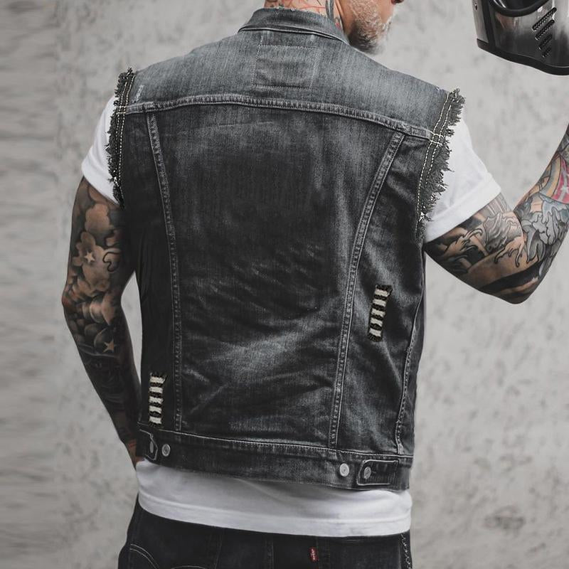 Heren Gilet - Mouwloos met Knoopsluiting aan de Voorkant