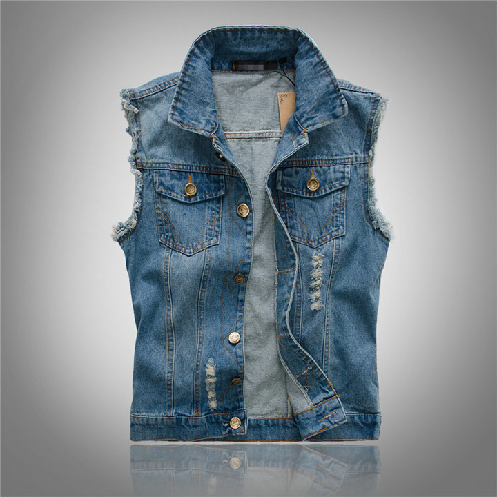 Heren Gilet - Mouwloos met Knoopsluiting aan de Voorkant