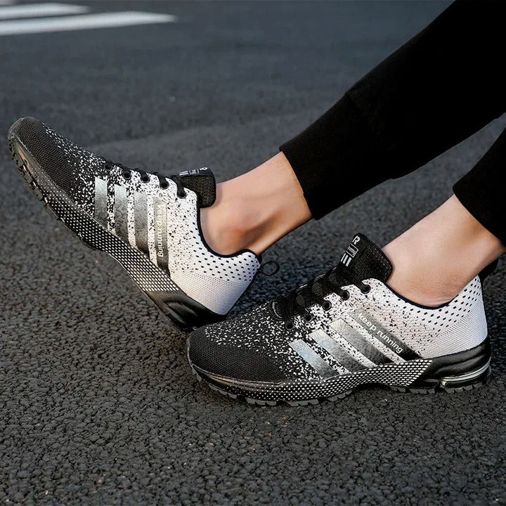 Heren Hardloopschoenen met Vetersluiting - Laag Model