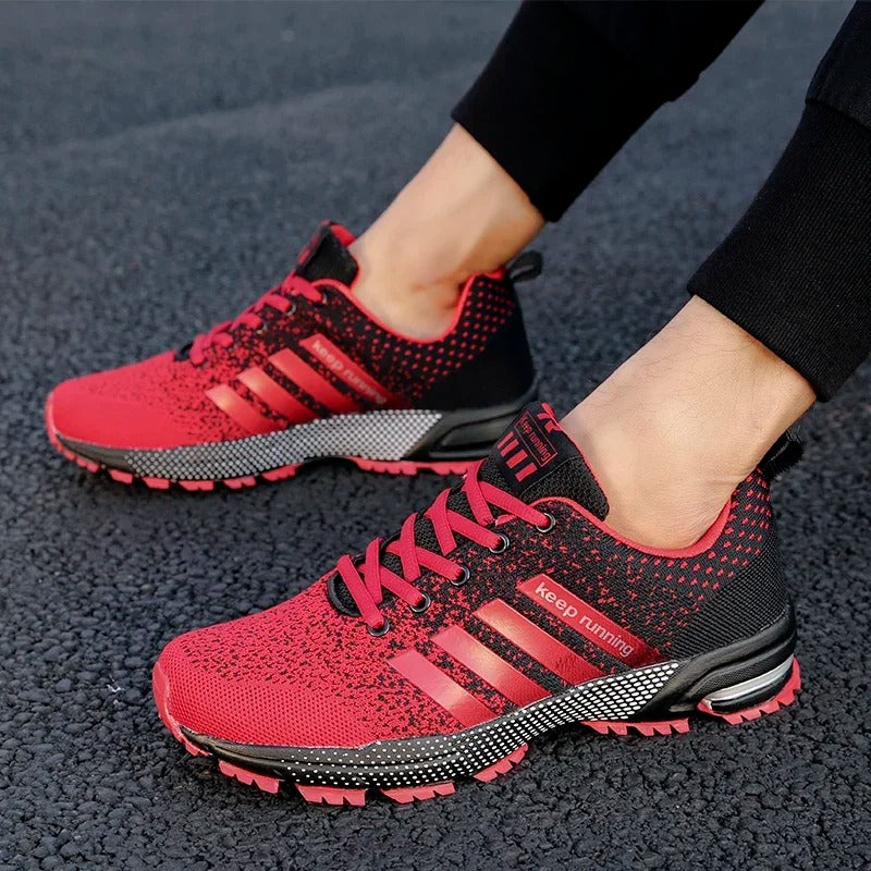 Heren Hardloopschoenen met Vetersluiting - Laag Model