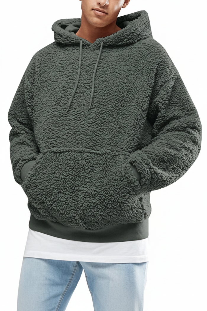 Heren Hoodie - Pullover met Kangoeroezak