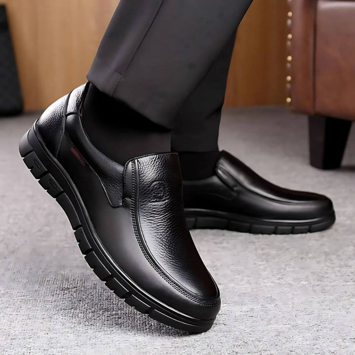 Heren Instap Loafers - Apron Toe met Profielzool